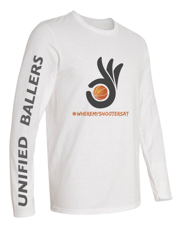 Where My Shooters At Long Sleeve Shirt